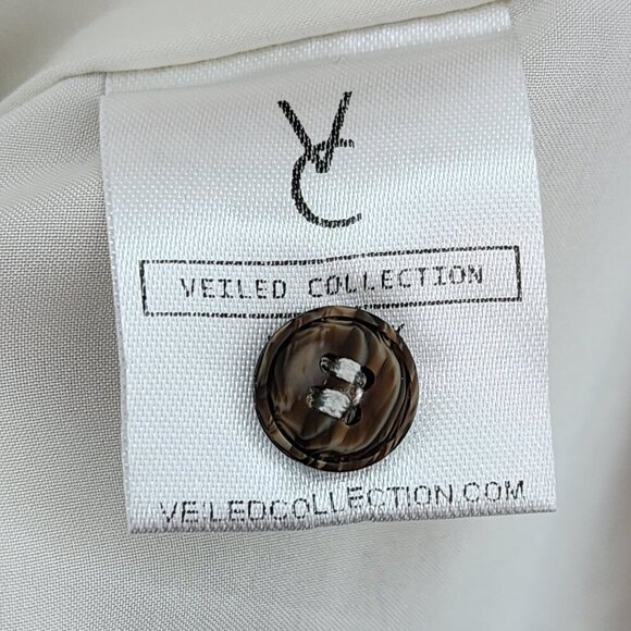 Veiled Collection Women's 100% Polyester Floral Ruffle Dress - XL - Picture 8 of 9